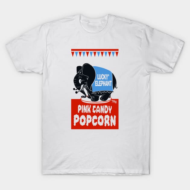 Pink Candy Popcorn T-Shirt by DCMiller01